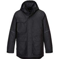 Portwest KX3 Mens Parka Jacket Black M