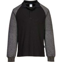 PORTWEST Polo Shirt with Cut Resistant Sleeves Wicking Fabric Comfort CR15