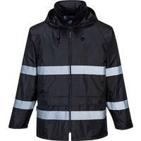 Portwest Classic Iona Mens Rain Jacket Black 5XL