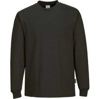 Portwest Anti Static ESD Long Sleeve T Shirt Black XL