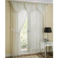 Plain Voile Curtain Panel Rod Pocket Net Slot Top FREE 1ST CLASS POST 32 COLOURS