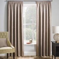 Enhanced Living Matrix Latte Thermal Blockout Tape Top Curtains - 90 x 54 inch (229 x 137cm) - Energy Saving & Noise Reducing Curtains for Living Room & Bedroom
