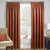 Enhanced Living Matrix Orange 90X54in Thermal Dim Curtains