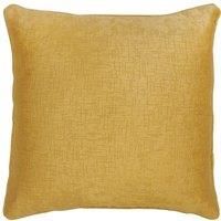 Enhanced Living Vogue Ochre, Lined Eyelet Curtain, Ring Top, Thermal, Blockout Curtain (Cushion Cover - 17" x 17" (43cm x 43cm))