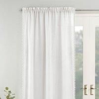 Tahiti Voile Panel Pom Pom Edging. Choice of Colours & Sizes