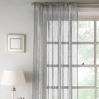 Pandora Voile Panel with Metallic Print. Choice of Colours and Sizes