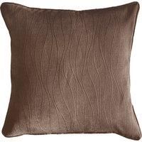 Goodwood Bronze Wave Embossed Cushion Cover - 43x43cm