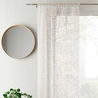 Tyrone Textiles Willow Green Linen-look Sheer Voile Panel With Rod Pocket Header (55" X 72")