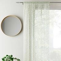 Willow Linen-look Sheer Voile Panel With Rod Pocket Header, 3 Colours