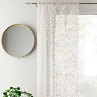 Tyrone Textiles Willow Duckegg Linen-look Sheer Voile Panel With Rod Pocket Header (55" X 72")