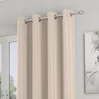 Enhanced Living Nightfall Plain Supersoft Natural Thermal Blockout Single Eyelet Door Curtain - 66 x 84 inch (168 x 214cm) - Energy Saving & Noise Reducing Door Curtain for Living Room & Bedroom