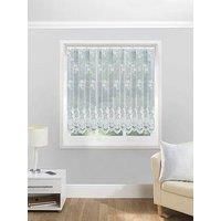 Tyrone Textiles Chicago Floral Lace Sheer Net Curtain Panel (200 x 122cm)