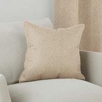 Chester Herringbone Filled Cushion 43cm x 43cm Natural