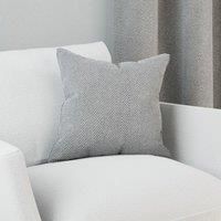 Chester Herringbone Filled Cushion 43cm x 43cm Grey