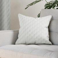 Tokyo Geometric Embossed Filled Cushion 43cm x 43cm Grey
