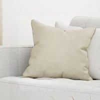 Knightsbridge Chenille Filled Cushion 43cm x 43cm Cream