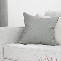 Knightsbridge Chenille Filled Cushion 43cm x 43cm Grey