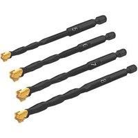 Marcrist MM850 Hex Shank Drill Bit Set 4 Pieces (751PH)