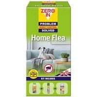 Zero In All-In-One Flea Killer Kit. Lasting Control, Prevent Reinfestations. Kills Fleas, Eggs & Larvae. Value Kit Includes Flea Powder - 300 g; Flea Killer – 300 ml; Natural Killer Flea Bomb – 150 ml