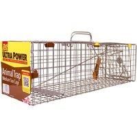 The Big Cheese Live Animal Trap – Welfare-Friendly Live-Catch Cage Trap for Mink, Cats, and Similar Sized Animals, Indoor and Outdoor use, 60 cm x 19 cm x 19 cm