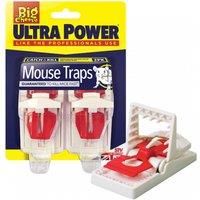 The Big Cheese Ultra Power Mouse Traps - Easy to Set - Kills Mice - Baited