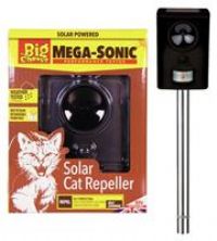 Defenders Mega-Sonic Solar Cat Repeller, Motion Activated Cat Repellent, Solar Powered