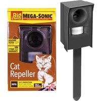 The Big Cheese Mega-Sonic Cat Repeller STV606 (Ultrasonic, Motion-Activated, Weather Tested, Humane) Clear One Size
