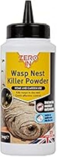 Zero In ZER910 Wasp Killer Nest Control (Enhanced Puffer Pack, Targets Placement in Nests Indoors and Outdoors for Home and Garden Use), 300 g, White