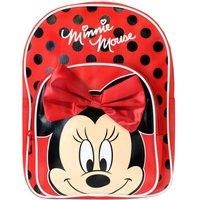 Disney Girls Minnie Mouse Backpack with Bow Multicoloured