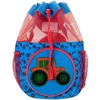 Harry Bear Men's Tractor Swim Bag in Blue