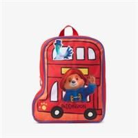 Official The Adventures of Paddington Bear London Bus Backpack, Red/orange/blue, 30cm (H) x 25.5cm (W) x 9.5cm (D)