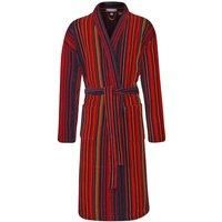 Bown of London Mens Regent Stripe Dressing Gown - Orange/Purple/Red