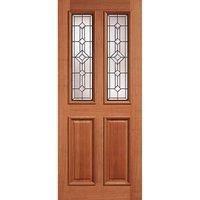 LPD (W) 30 inch Hardwood Derby Glazed 2L Leaded External Door