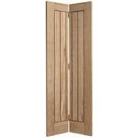 LPD Doors Mexicano Bi-fold Oak Doors 762 X 1981, Brown