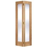 LPD Doors Pattern 10 Bi-fold Unfinished Oak Doors 762 X 1981, Brown