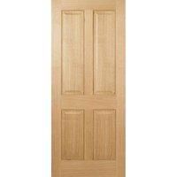 LPD (W) 30 inch Oak Regency 4P Pre-finished Internal Fire Door