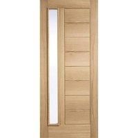 Goodwood External Glazed Unfinished Oak 1 Lite Door - 762 x 1981mm