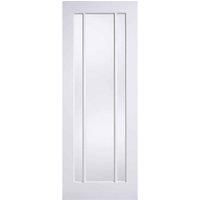 LPD (W) 32.5 inch White Lincoln Glazed 3L Internal Door