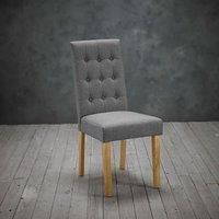 LPD Set Of 2 Roma Dining Chairs Grey