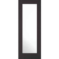 Diez - Black - Clear Glazed Internal Door - 1981 x 762 x 35mm