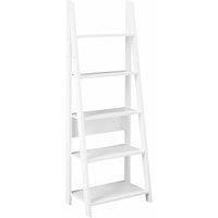 Tiva Ladder Oak or White Shelving and Desk Range - TV Unit, Bookcase, Desk