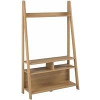 Tiva Ladder Oak or White Shelving and Desk Range - TV Unit, Bookcase, Desk