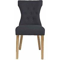 LPD Furniture Naples Dining Chair Grey (Pack of 2)