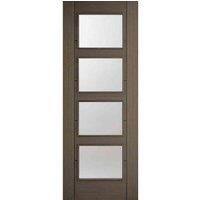 LPD Doors Vancouver 4L Pre-finished Chocolate Grey Doors 762 X 1981