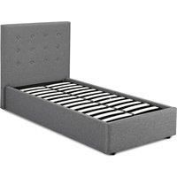 Luca Grey Single Ottoman Bed