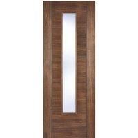 LPD (W) 33 inch Walnut Laminated Vancouver Glazed Internal Door
