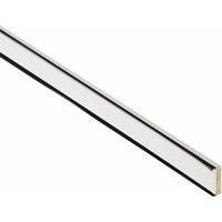 LPD White Bladed Dual Seal Intumescent Internal Door Accessory D0.4 xW20 xH210cm