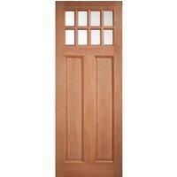 LPD (W) 32 inch Hardwood Chigwell Clear Glazed External Door