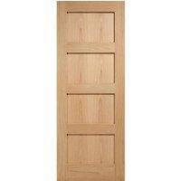 LPD (W) 33 inch Oak Shaker 4P Pre-Finished Internal Door