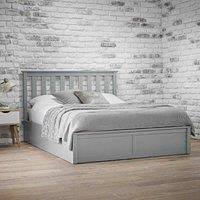 Oxford Storage Bed / Grey / Double / Kingsize Frames